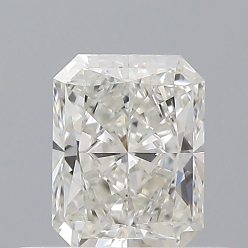 0.51 carat I-VVS2 Natūralus Radiant Deimantas (1)