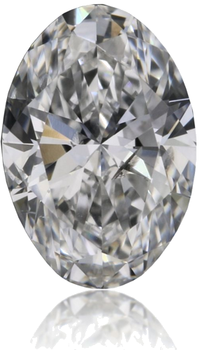 0.3 carat F-SI2 Natūralus Oval Deimantas (1)
