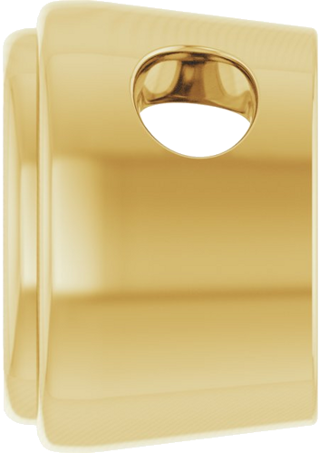 Pakabukas „Bezel-Set Solitaire“ 14k yellow gold Cushion 6mm (3)