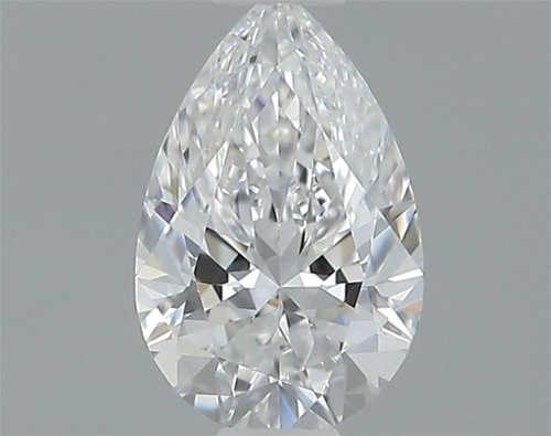 0.32 carat D-VVS1 Natūralus Pear Deimantas (1)