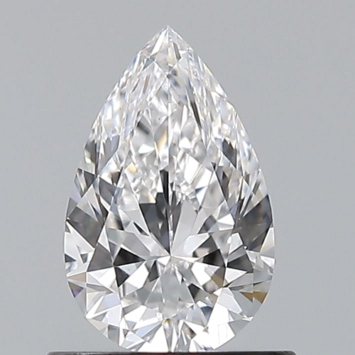 0.7 carat D-VS1 Natūralus Pear Deimantas (1)