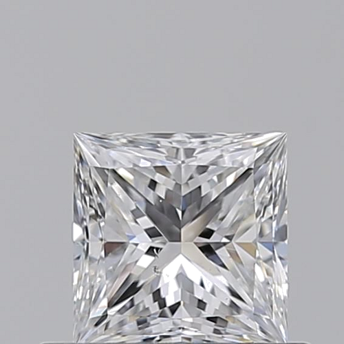 0.56 carat E-SI1 Natūralus Princess Deimantas (1)