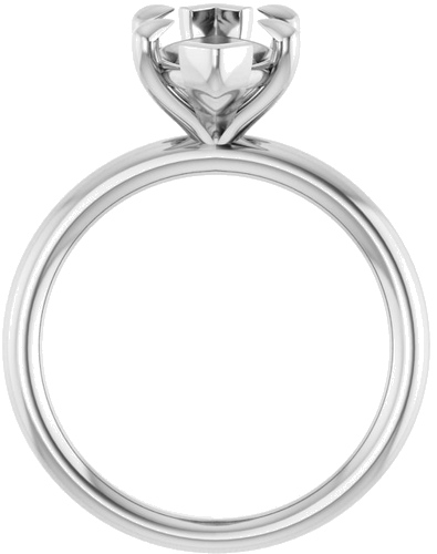 Sužadėtuvių Žiedas „Claw-Prong Solitaire“ 14k white gold Marquise 14mm x 7mm (2)
