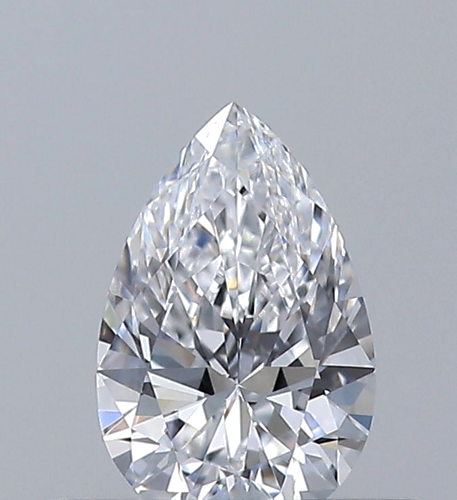 0.32 carat D-IF Natūralus Pear Deimantas (1)