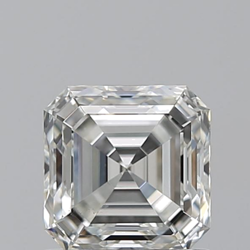 1.03 carat H-SI1 Natūralus Asscher Deimantas (1)