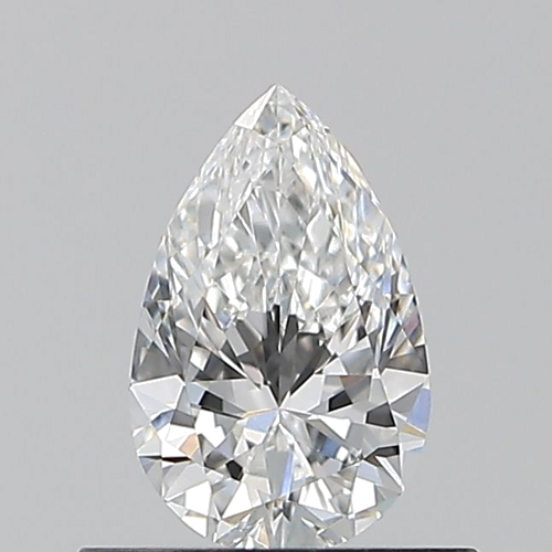 0.5 carat E-VVS2 Natūralus Pear Deimantas (1)
