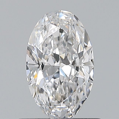 0.5 carat D-VS1 Natūralus Oval Deimantas (1)