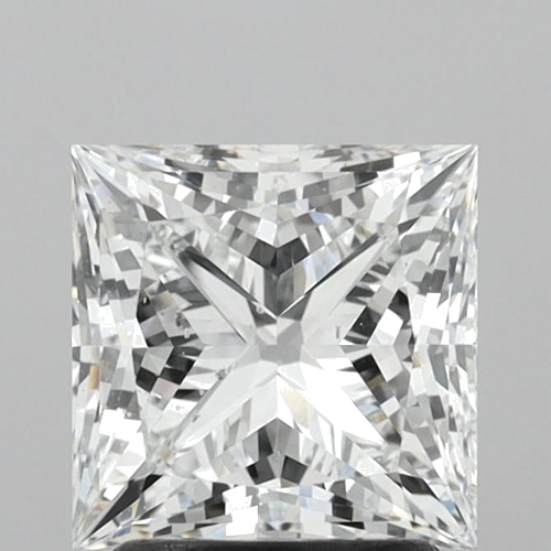 2.09 carat E-SI2 Natūralus Princess Deimantas (1)