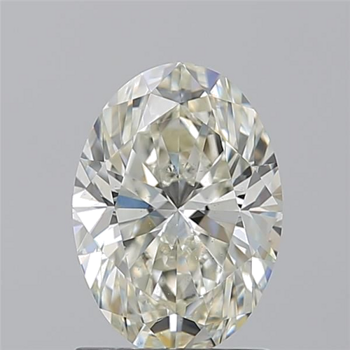 1.5 carat K-SI1 Natūralus Oval Deimantas (1)