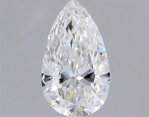 0.5 carat G-VVS2 Natūralus Pear Deimantas (1)