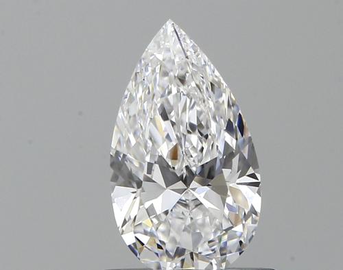 0.6 carat D-VVS1 Natūralus Pear Deimantas (1)