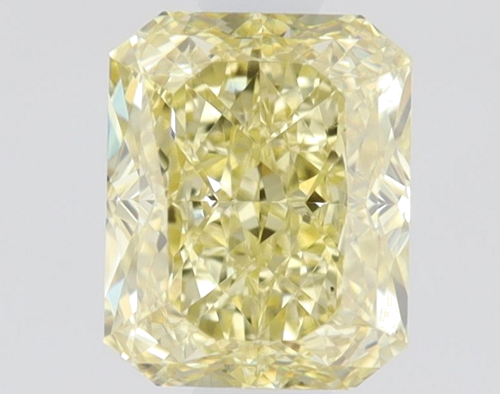 0.61 carat Fancy Intense Yellow-VS1 Natūralus Radiant Deimantas (1)