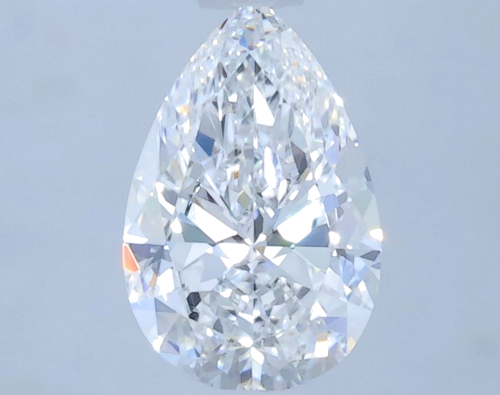 0.59 carat E-VS1 Natūralus Pear Deimantas (1)