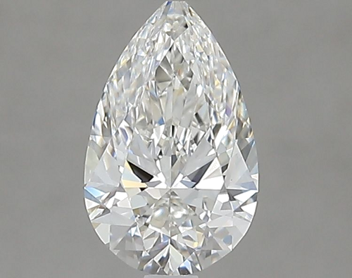 0.91 carat F-VS2 Natūralus Pear Deimantas (1)