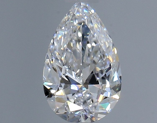 0.4 carat D-VVS2 Natūralus Pear Deimantas (1)