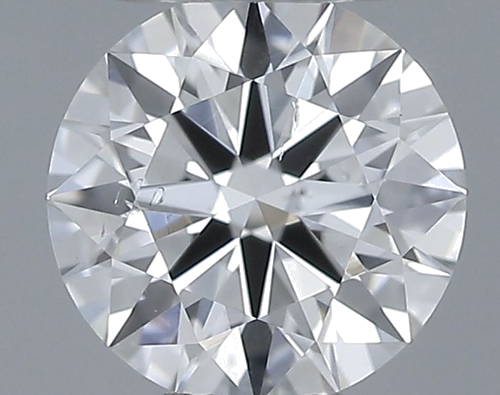 0.52 carat F-SI1 Excellent cut Natūralus Round Deimantas (1)