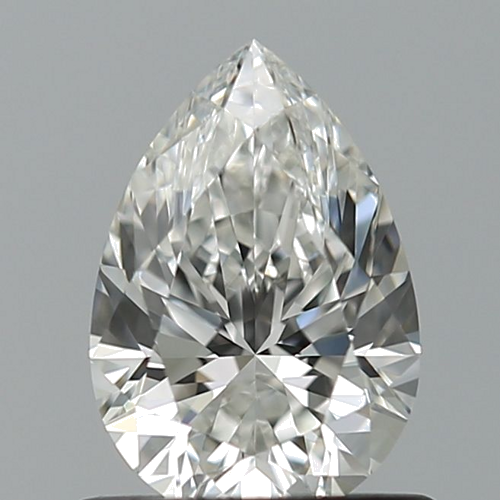 0.7 carat G-VVS1 Natūralus Pear Deimantas (1)