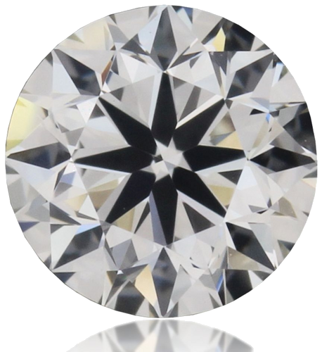 0.4 carat I-VVS2 GD cut Natūralus Round Deimantas (1)