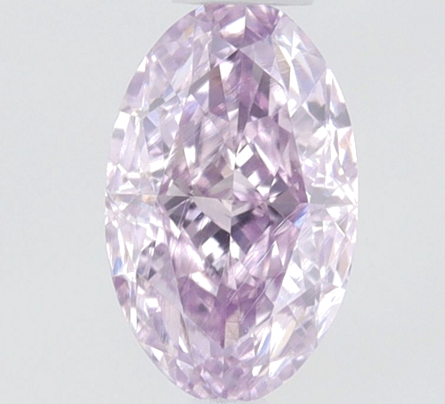 0.3 carat Fancy Pinkish Purple-SI2 Natūralus Oval Deimantas (1)