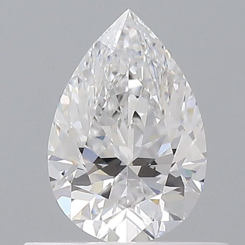 0.5 carat D-VS1 Natūralus Pear Deimantas (1)