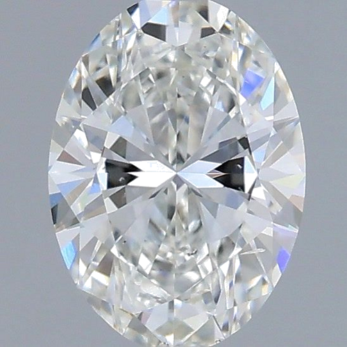 0.5 carat G-SI1 Natūralus Oval Deimantas (1)