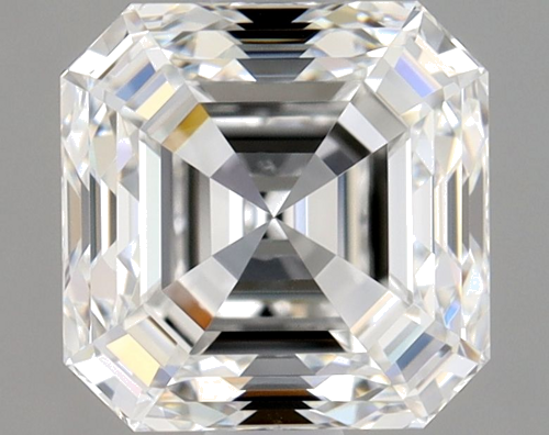 1.6 carat F-IF Natūralus Asscher Deimantas (1)
