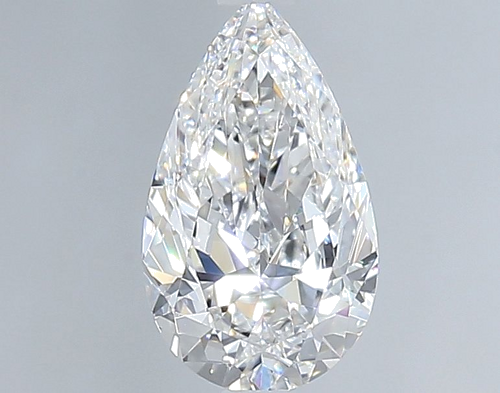 1.0 carat D-VVS1 Natūralus Pear Deimantas (1)