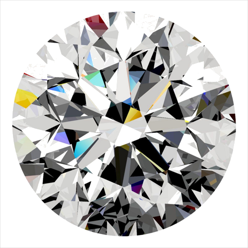 0.3 carat G-VS2 GD cut Natūralus Round Deimantas (1)