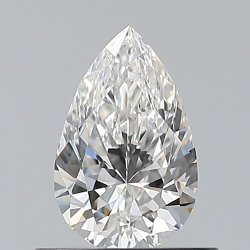 0.54 carat F-VVS1 Natūralus Pear Deimantas (1)