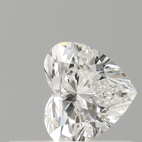 0.34 carat E-VVS1 Natūralus Heart Deimantas (1)