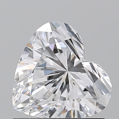 0.91 carat D-VS1 Natūralus Heart Deimantas (1)