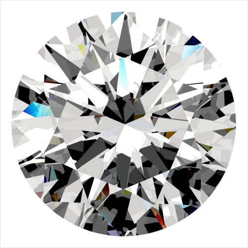 0.3 carat F-VVS1 Excellent cut Natūralus Round Deimantas (1)