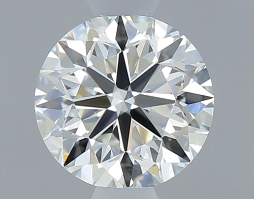 0.5 carat I-VVS1 Very Good cut Natūralus Round Deimantas (1)