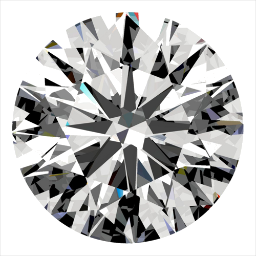 0.34 carat G-VVS1 Excellent cut Natūralus Round Deimantas (1)
