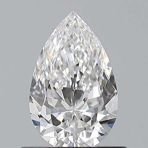 0.64 carat E-VVS2 Natūralus Pear Deimantas (1)