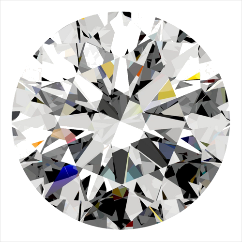 0.3 carat F-SI2 Excellent cut Natūralus Round Deimantas (1)