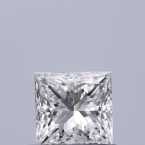 0.5 carat E-VS1 Natūralus Princess Deimantas (1)
