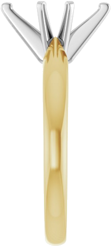 Sužadėtuvių Žiedas „Solitaire“ 585 Baltojo Ir Geltonojo Aukso Marquise 9.5mm x 5mm (4)