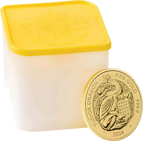 1 oz Royal Tudor Beasts: Tudor Dragon 2024 Gold Coin (3)