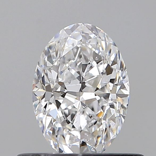 0.51 carat D-SI2 Natūralus Oval Deimantas (1)
