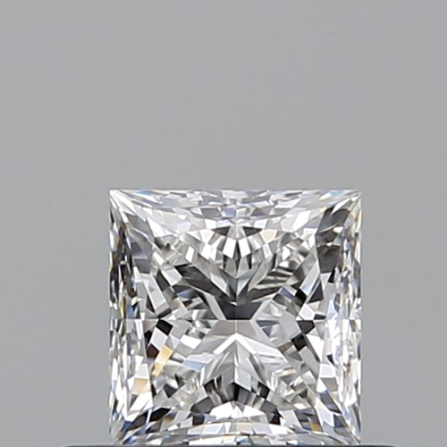 0.51 carat F-VVS1 Natūralus Princess Deimantas (1)