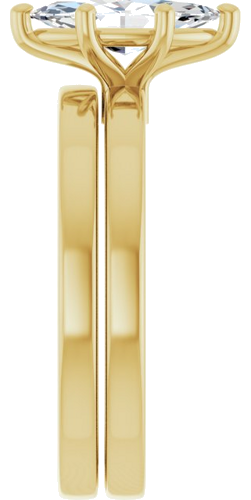 Sužadėtuvių Žiedas „Solitaire“ 14k yellow gold Marquise 10mm x 5mm (9)