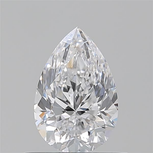 0.7 carat D-VS2 Natūralus Pear Deimantas (1)