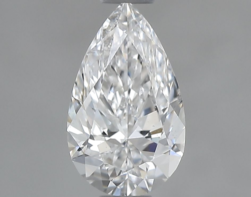 0.5 carat D-VS2 Natūralus Pear Deimantas (1)