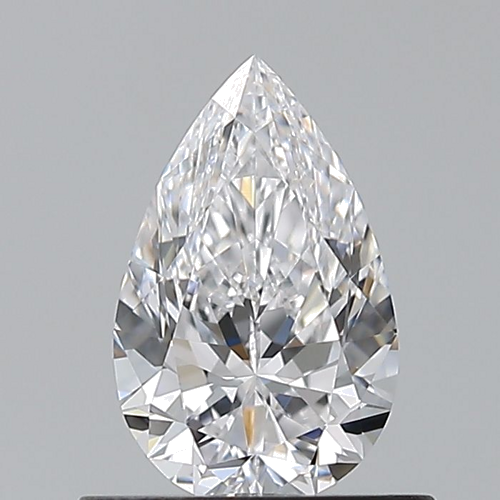 0.6 carat D-VS1 Natūralus Pear Deimantas (1)