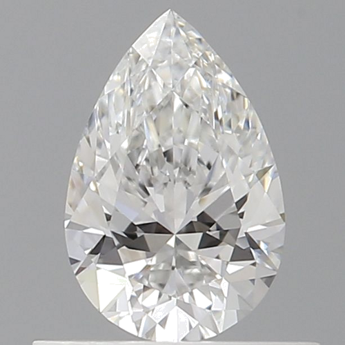0.51 carat E-VVS2 Natūralus Pear Deimantas (1)