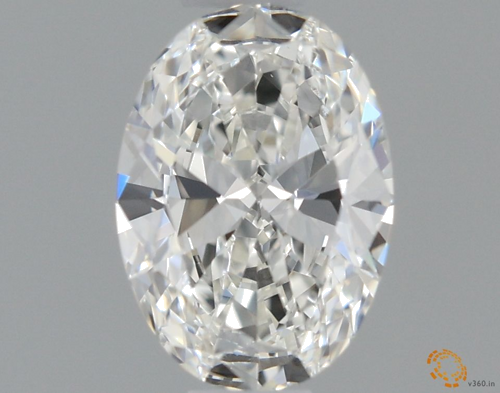 0.5 carat G-VVS1 Natūralus Oval Deimantas (1)