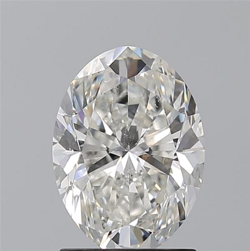 1.72 carat G-SI2 Natūralus Oval Deimantas (1)