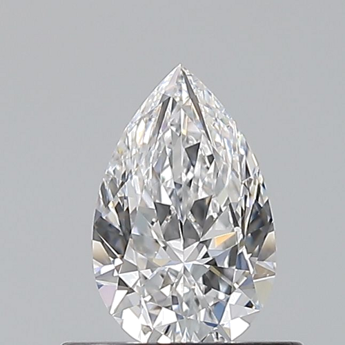 0.5 carat D-VVS1 Natūralus Pear Deimantas (1)