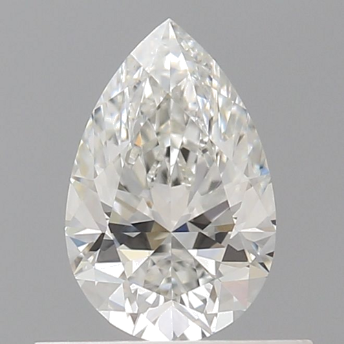 0.51 carat H-VS2 Natūralus Pear Deimantas (1)